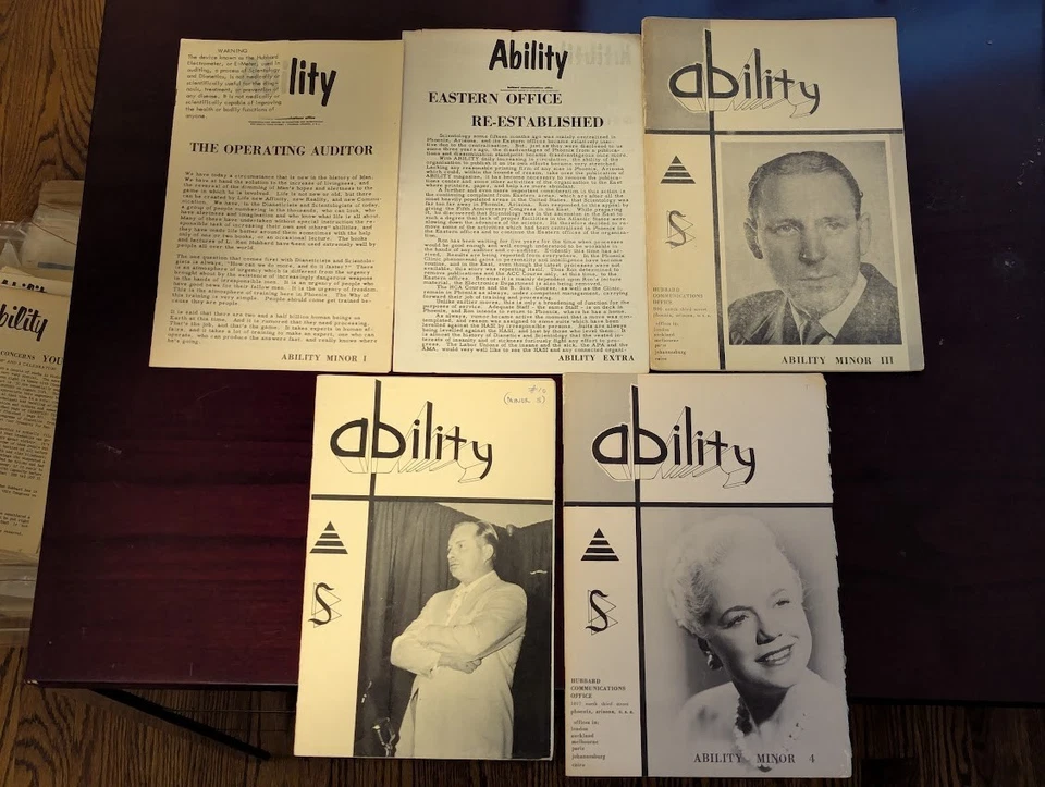 Scientology Ability Magazine #1-#5, L Ron Hubbard Foto 1 de 1