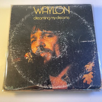 Waylon Jennings Dreaming My Dreams 1975 RCA Records APL1-1062 Vinyl LP - Image 1 of 4