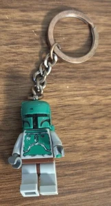 Vintage 2006 LEGO STAR WARS BOBA FETT Minifigure Keychain - Picture 1 of 5