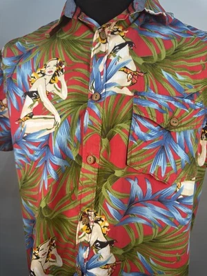 Joe Browns Mens Short Sleeved Floral Shirt Large Cotton - Изображение 1 из 4