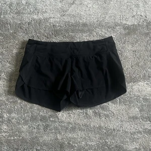 Lululemon Shorts Womens 6 Black Lined Athletic Pickleball Yoga Stretch Pocket - Picture 1 of 6