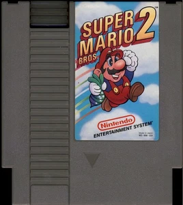 Nintendo NES Super Mario Bros. 2 solo cartuccia videogioco - Foto 1 di 2