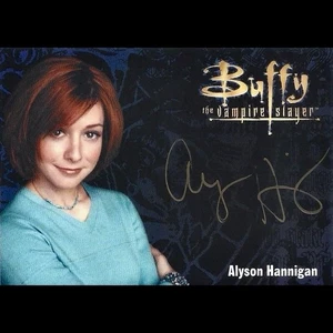 Buffy The Vampire Slayer Alyson Hannigan As Willow Rosenberg Auto Card - Picture 1 of 1