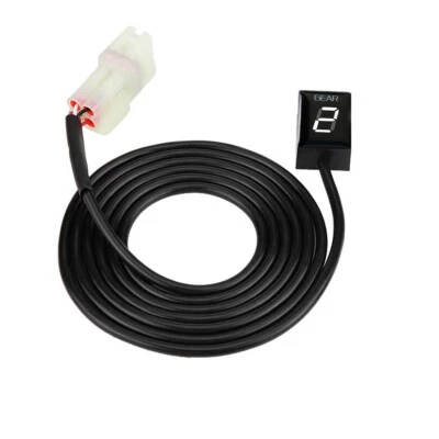 Indicador de marcha LED blanco para moto Kawasaki Ninja 300 650 1000 Versys 650 Foto 1 de 4