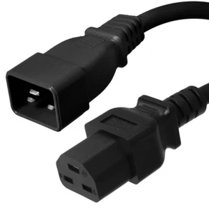 C20 to C21 Power Cords - 20A/250V, 12/3 AWG, IEC 60320 - IBX-6489 - Picture 1 of 8