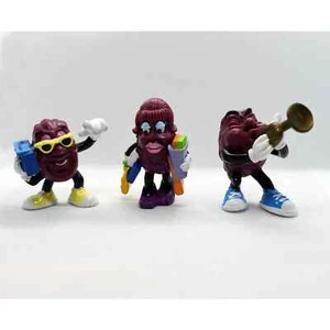 Vintage California Raisins Calrab Saxophone, Boom Box, Shopper PVC Figure 0223! - Picture 1 of 5