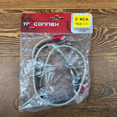 Cable RCA TruConnex 3' TC2-3BB Foto 1 de 4