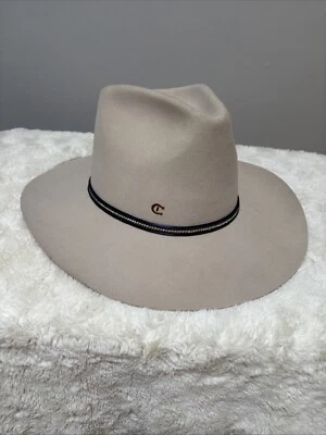 Sombrero de Vaquero Charlie 1 Caballo Triple XXX Mezcla de Piel Talla 7 1/4 Bronceado Distress Western Foto 1 de 4