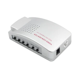 PC Zu TV Konverter Durable Tragbare VGA Zu TV-Monitor Box Für Büro Zimmer Hause - Afbeelding 1 van 6