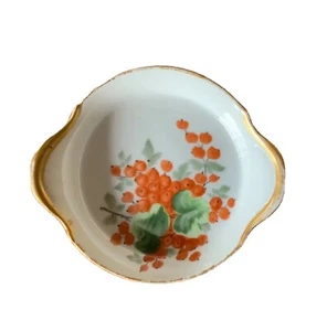 Candy Fruit Collectible Dish Vintage White Decorative Berry Design Made Japan - Picture 1 of 9