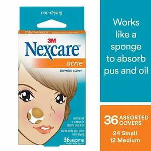 *1-Pack* 3M Nexcare 36 Acne Absorbing Cover Transparent AC-036 - Picture 1 of 3