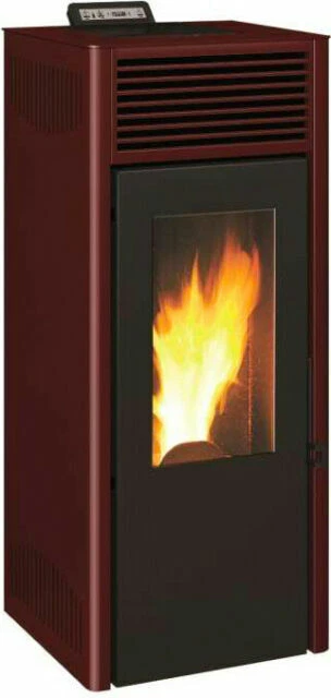 Invicta Nola 10 Stufa a Pellet - Rossa