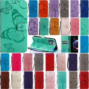 For Motorola Moto Edge 20 Lite Pro G10 G30 G50 E7 Wallet Flip Leather Case Cover - Picture 1 of 46