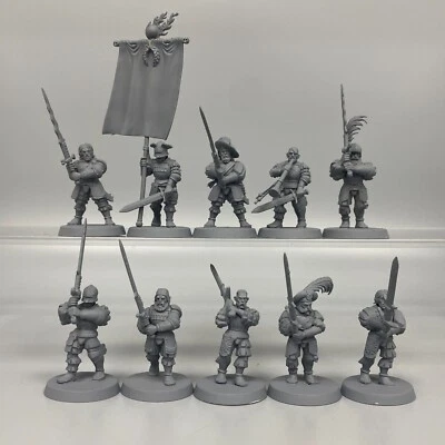 X 10 EMPIRE GREATSWORDS TROOPS UNIT WARHAMMER AGE OF SIGMAR THE OLD WORLD AOS - Image 1 of 2