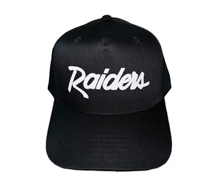 Nuevo Las Vegas Los Angeles Raiders Script Retro Vintage Fuente Snapback Gorra Gorra - Imagen 1 de 4