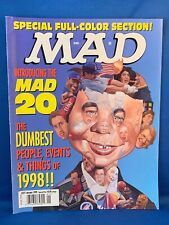MAD Magazine January 1999 Dumbest Events of 1998 #377 Unfolded Very Good Cond