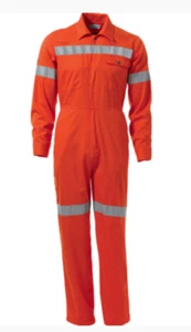 Insektenschutz Overall IC-KC1-HV Permethrin Orange Baumwolle Overall  - Bild 1 von 1