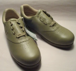 NIB Drew Parade II Women 10.5W Taupe Calf Leather Cushion Diabetic Walking Shoes - Picture 1 of 12