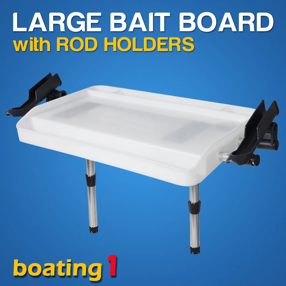 Large Bait Board Rod Holder Mount with Rod Holders ---Boat/Fishing/Cutting - image 1 of 1