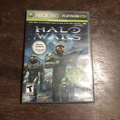 Halo Wars Platinum Hits (Microsoft Xbox 360, 2009) Complete - Image 1 of 4