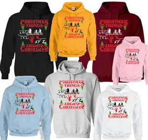 CHRISTMAS THING JUMPER TRENDY STRANGER UGLY UNISEX ADULTS AND KIDS HOODIES - Picture 1 of 1