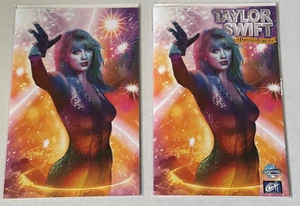 Female Force Taylor Swift Greg Horn Art Edition 2nd Printing Trade & Virgin Set - Bild 1 von 3