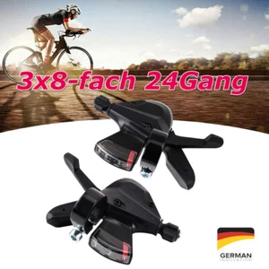 2x Fahrrad Schalthebel Altus MTB SL-M 310 für Shimano 3x8-fach 24Gang Schaltung. - Bild 1 von 17