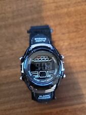 George mens watch 100ft water resistant Crono Alarm Lighted Scratched Face