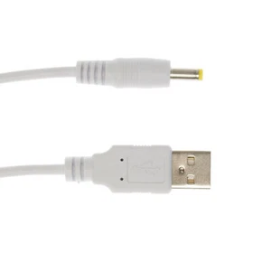 2 m USB weißes Kabel für Sennheiser RS 170 Wireless TR 170 Kopfhörer Basis - Bild 1 von 5