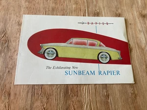 SUNBEAM RAPIER 1950 folleto anuncios de coches en inglés - Imagen 1 de 3