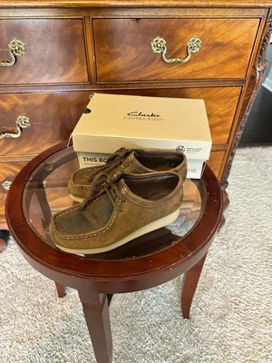 Clarks Padmora Oxfords Womens Size 5.5 M Brown Leather Chukka Lace Up Moc Shoes - Image 1 of 4