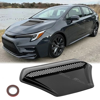 For Toyota Corolla Sedan Car Air Flow Intake Hood Bonnet Scoop Vent Trim Cover - Image 1 of 4