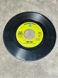 Black Sabbath - Iron Man / Electric Funeral - Green WB - EX/EX - Ozzy Osbourne - Picture 1 of 2