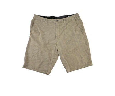 Volcom Size 36 Men Shorts Beige Chino Outdoor Pockets 11” Inseam S20 - Image 1 of 4