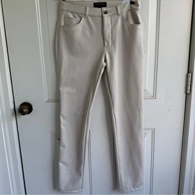 Веганские кожаные узкие брюки Banana Republic — размер 24/7. Новый с этикетками - Изображение 1 из 4