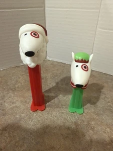 Target Bullseye Spot the Dog Santa & Elf Mini Pez Spender - Bild 1 von 5