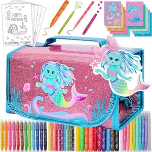 5x lot Scented Markers Kids Art Kits for Kids 6-9 Mermaid Gifts Girls Markers - Picture 1 of 7