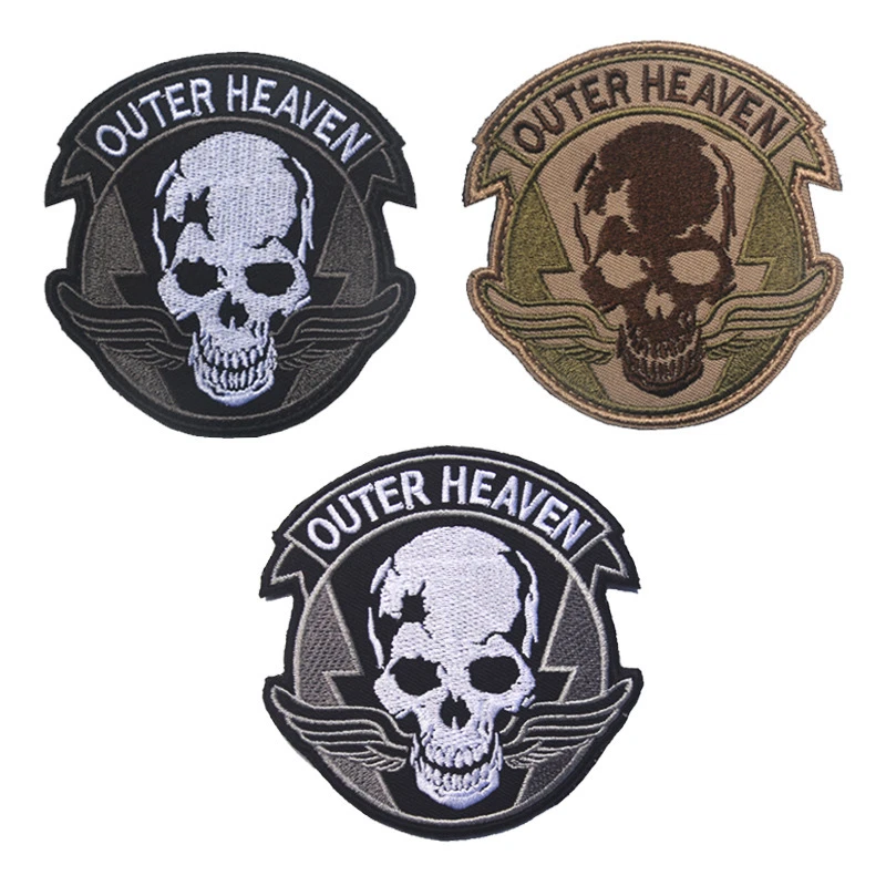 METAL GEAR SOLID The Phantom Pain OUTER HEAVEN Badge Embroidered Tactical Patch - Image 1 of 2