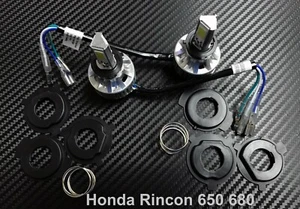 LED Kit High Power H6 Headlight Lights Bulbs HID Honda Rincon 650 680 2003-2015 - Foto 1 di 3