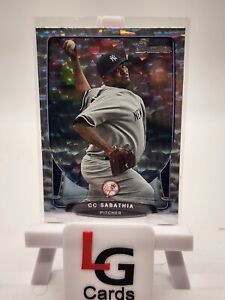 CC Sabathia 2013 Bowman Silver Ice Parallel #5 New York Yankees