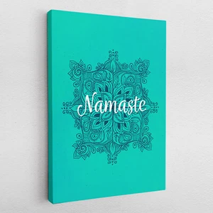 Leinwandbild Poster Acryl Glas Pop-Art Buddhismus namaste Mandala Buddha - Bild 1 von 15