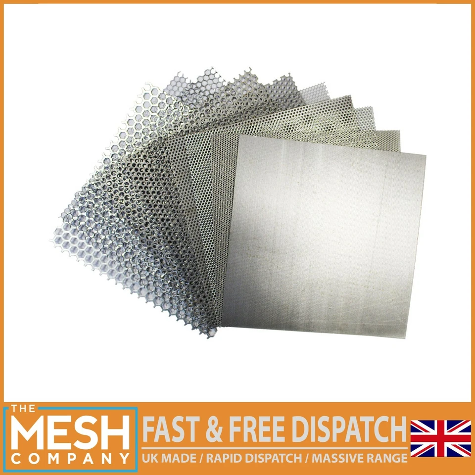 The Mesh Company Steel Perforated Sheet | Mild Steel Round & Square Hole Mesh