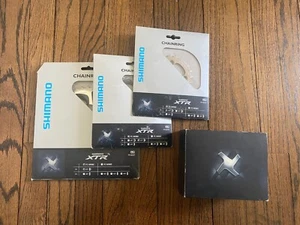 NOS Set of Shimano XTR FC-M980 Chainring 42-32-24 104 BCD/4 Bolt. NOS FD-M981. - Picture 1 of 6
