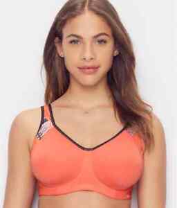 FREYA Coral Sonic Underwire Molded Spacer Sports Bra, US 34H, UK 34FF, NWOT