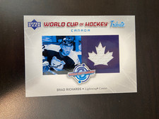 2004-05 Upper Deck World Cup of Hockey Tribute Jersey #WC-BR Brad Richards