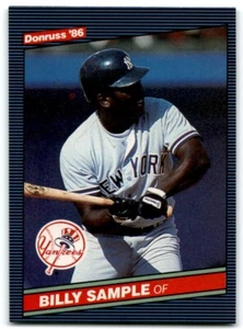 1986 Donruss Billy Sample New York Yankees #539 - Picture 1 of 2