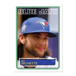 2022 Topps 1983 Football Throwback Thursday 3 #7 ⚾️ Bo Bichette ⚾️ Blue Jays