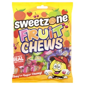 Halal RETRO SWEETS Fruit Chews, Fizzy Mix Kids Wedding Gift Party Sharing Bag - Picture 1 of 39