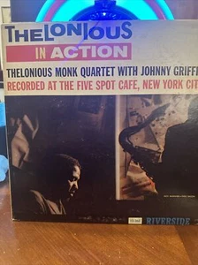 THELONIOUS MONK QUARTET In Action LP on Riverside DG mono hard bop/1963 - Picture 1 of 9