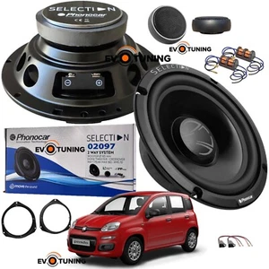 Kit 4 Casse Altoparanti Phonocar Anteriori 2 Vie per Fiat Panda 312 dal2012 180W - Foto 1 di 18